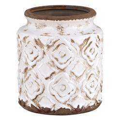 Picture of Creative Brands AMR116 5.70 x 6.30 in. Ceramic Cream Cylinder Vase
