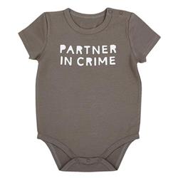Picture of Creative Brands G5424 Face To Face Snapshirt - Partner in Crime&#44; 6-12 Month
