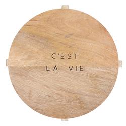 Picture of Creative Brands G5692 11 x 2 in. Cest La Vie Pedestal Cheese Board