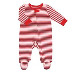 Picture of Creative Brands G5473 6 Months Pajama Footie&#44; Red & White Strap - 0-6 Month