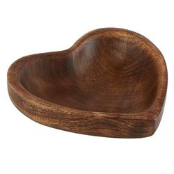 Picture of Creative Brands AMR692 6 x 1.5 in. Wooden Heart Table Top&#44; Brown - Small