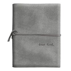9 x 7 in. Face To Face Dear God Suede Journal