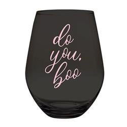 Picture of Creative Brands 10-04859-248 30 oz Jumbo Stemless Wine Glass - Do You Boo