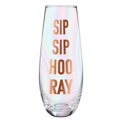 Picture of Creative Brands 10-04859-296 11.8 oz Champagne Glass - Sip Sip Hooray