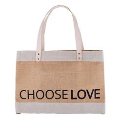 Creative Brands J0043 Santa Barbara Design Studio Market Tote - Choose Love