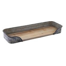 Picture of Creative Brands AMR870 Metal & Wood Rustic Floating Shelf&#44; Large