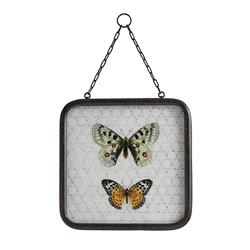 Picture of Creative Brands AMR889 10 x 10 in. Glass & Metal Butterfly Frame&#44; Small