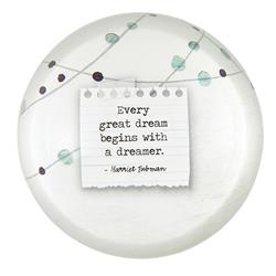 Picture of Creative Brands J1388 3 in. Dia. Glass Dome Paperweight - Dreamer