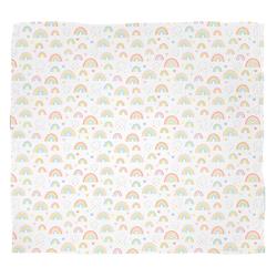 Picture of Creative Brands J1793 45 x 45 in. Rainbow Collection Swaddle Blanket - Rainbow