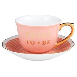 Picture of Creative Brands 10-04595-094 Wedding Tea Cup & Saucer Set - Bride To Be