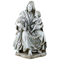 J5592 16.5 in. Avalon Gallery Jesus with Children Statue
