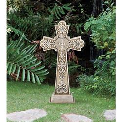 23.5 in. Avalon Gallery St Benedict Garden Cross