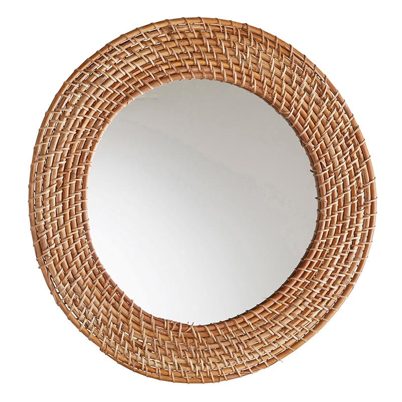 Picture of Creative Brands CMR319 Rattan Round Mirror - Large