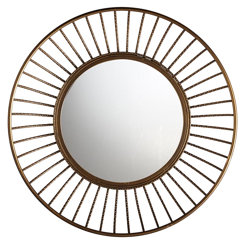 Picture of Creative Brands CMR216 Basket Mirror - Gold