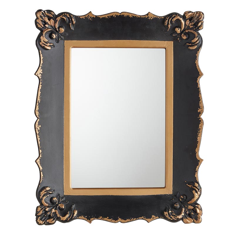 Picture of Creative Brands CMR777 Ornate Mirror - Black & Gold