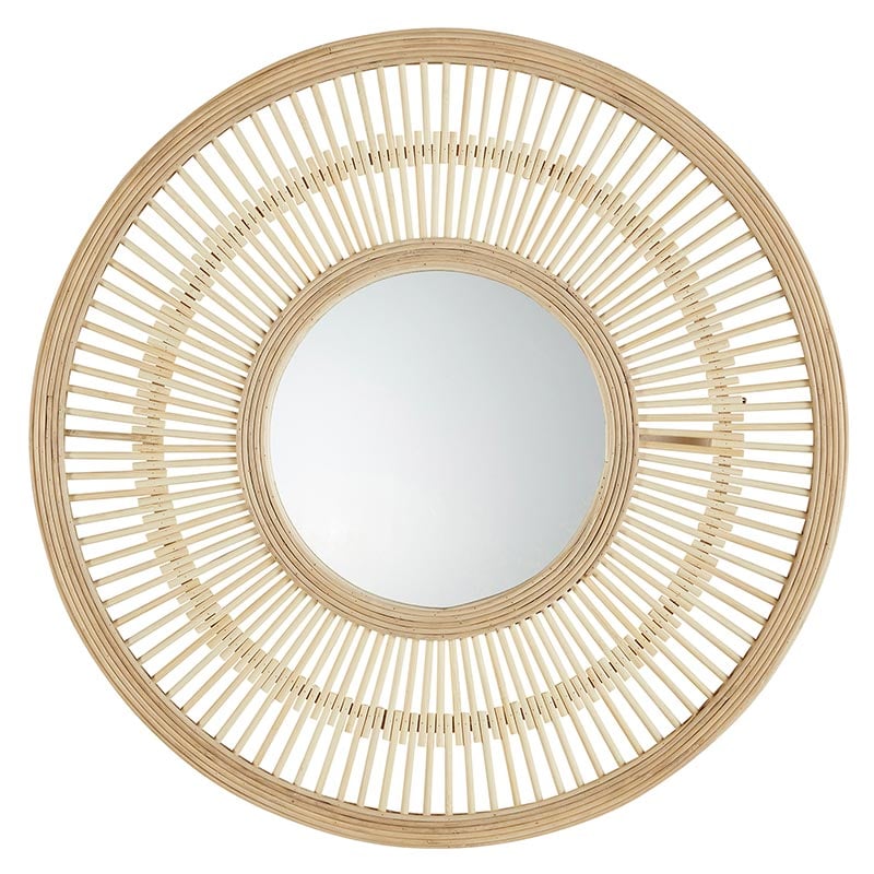 Picture of Creative Brands DMR246 Light Wheel Bamboo Mirror