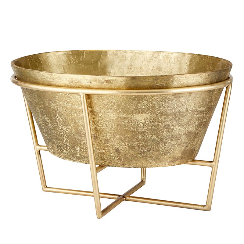 Picture of Creative Brands P2609 Champagne & Wine Bucket - Gold - Large