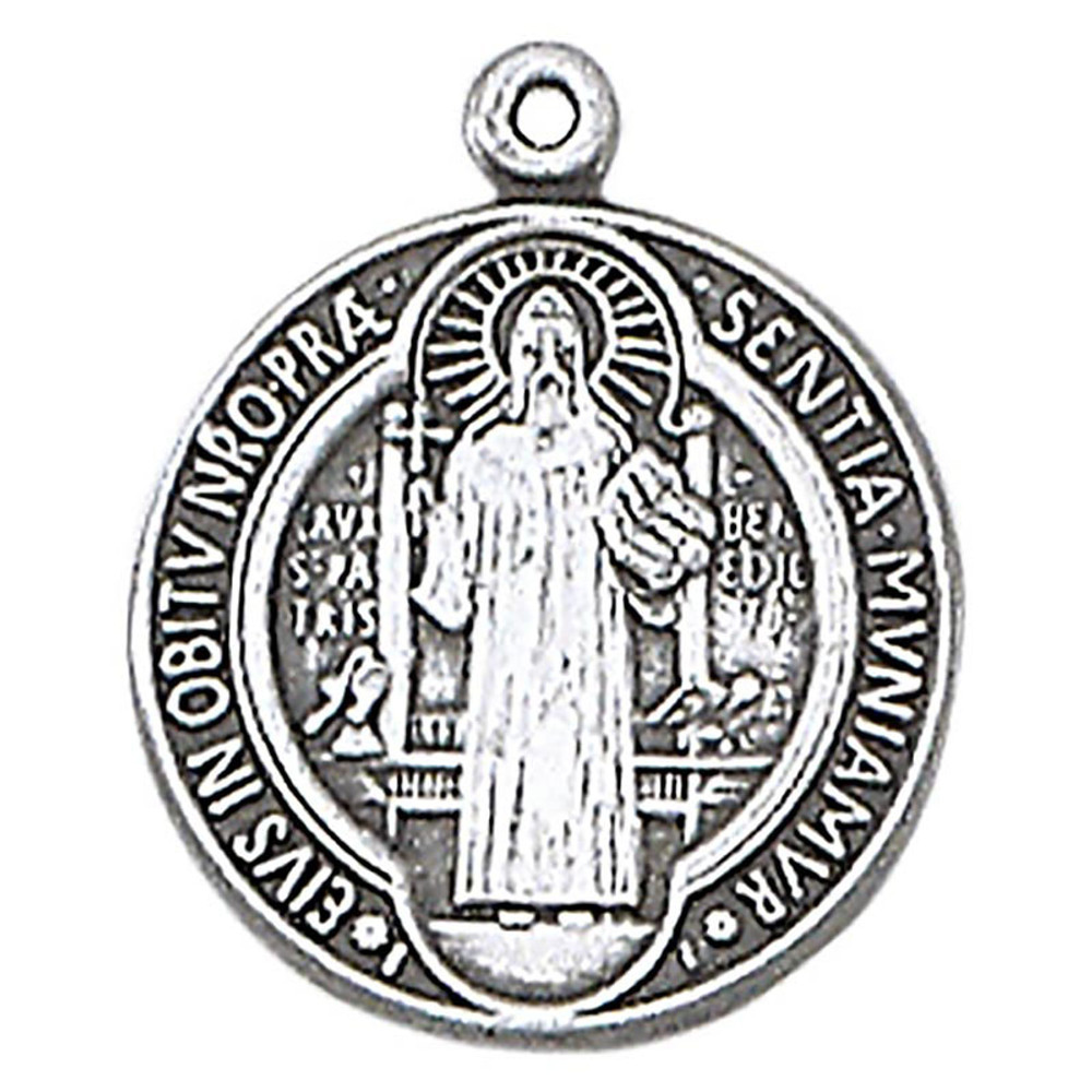 JC-150-1MFT St. Benedict Sterling Silver Medal