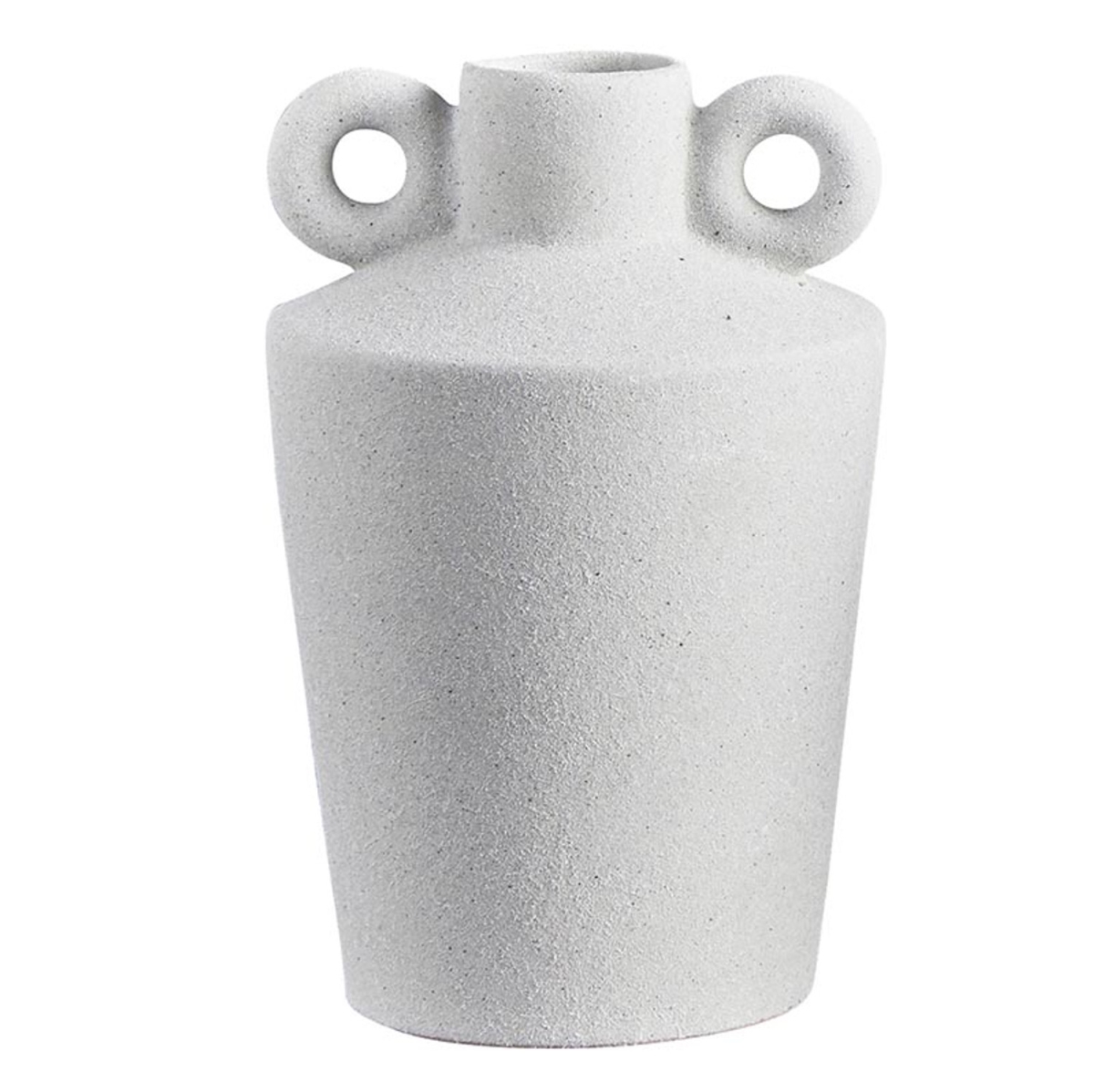 Picture of 47th & Main CMR168 Light Gray Ceramic Vase with Handle