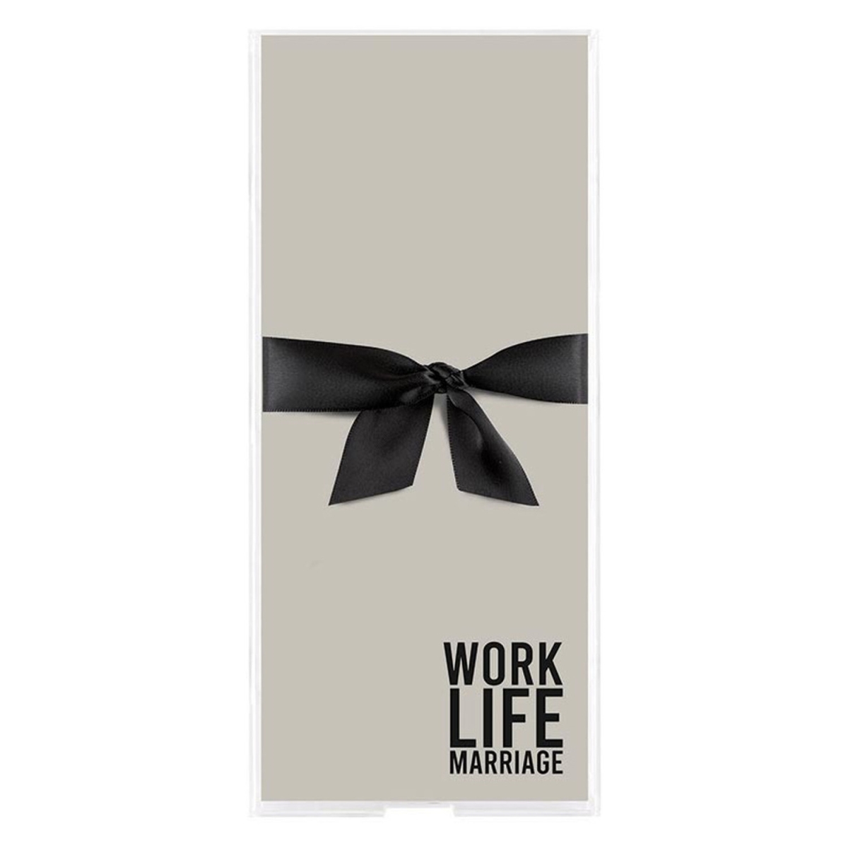 Picture of Santa Barbara Design Studio L1779 Acrylic & Notepaper Fill - Work Life Marriage
