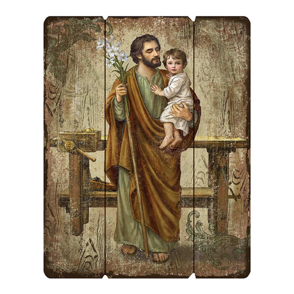 L6603 St. Joseph & Child Pallet Sign