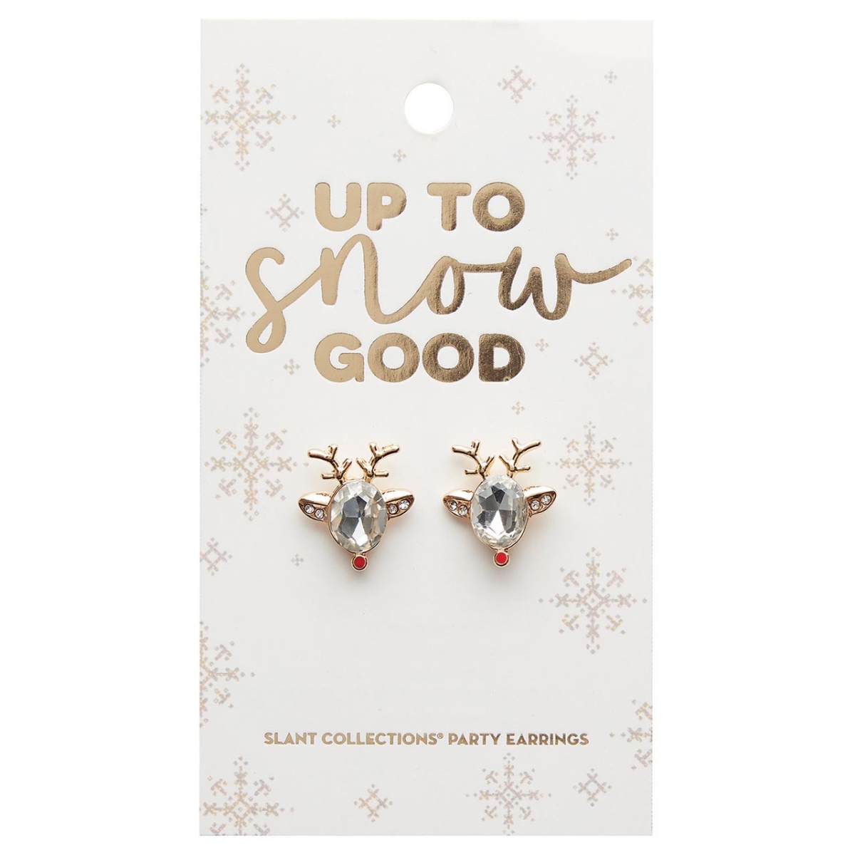 10-04220-041 Party Earrings - Up To Snow Good