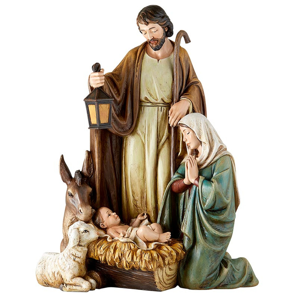 J5536 14.5 in. Lamb of God Nativity Statue
