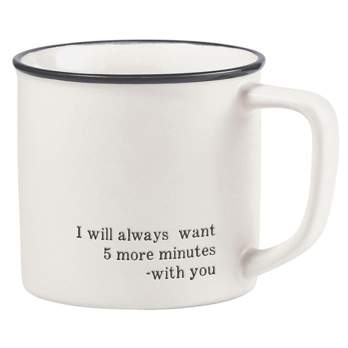 Picture of Santa Barbara Design Studio L2038 16 oz Face to Face Coffee Mug - 5 More Minutes with You