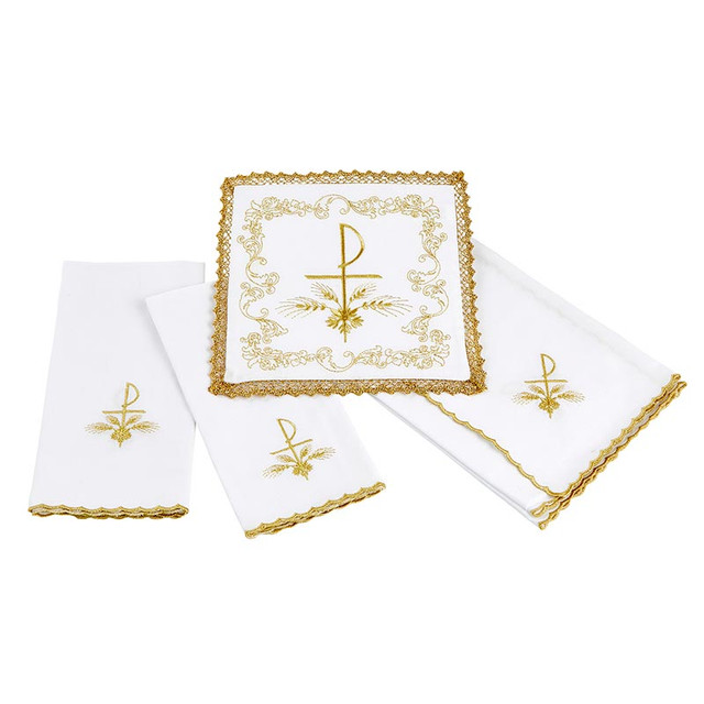 Picture of RJ Toomey P5169 12 x 18 in. Chi Rho Altar Cotton Gift Set