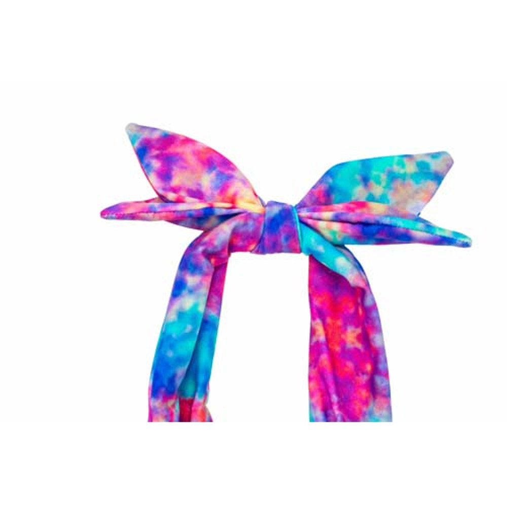 P02750 Twisted Bow Headband, Tie Dye