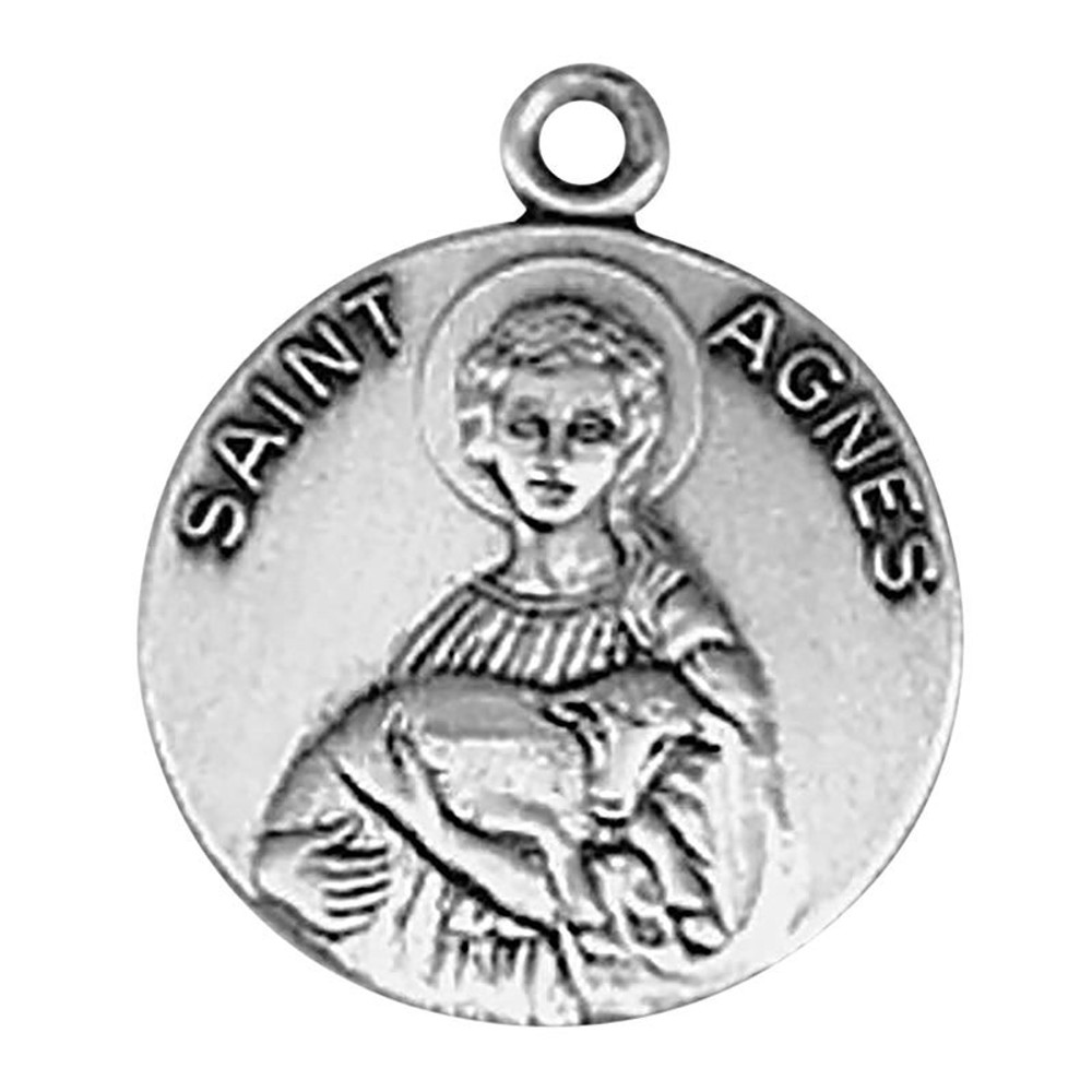 JC-463-1MFT St. Agnes Sterling Silver Medal