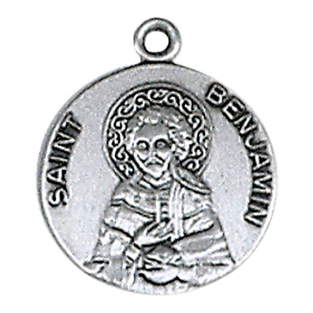 JC-464-1MFT St. Benjamin Sterling Silver Medal