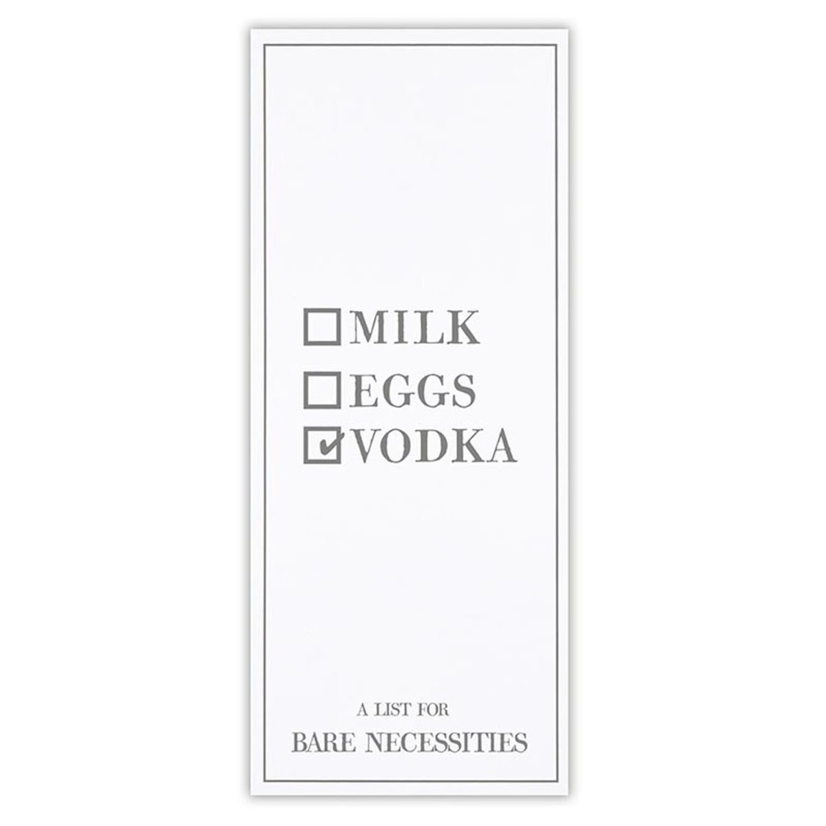 Picture of Santa Barbara Design Studio L2031 Face to Face Listpad&#44; Milk Eggs Vodka