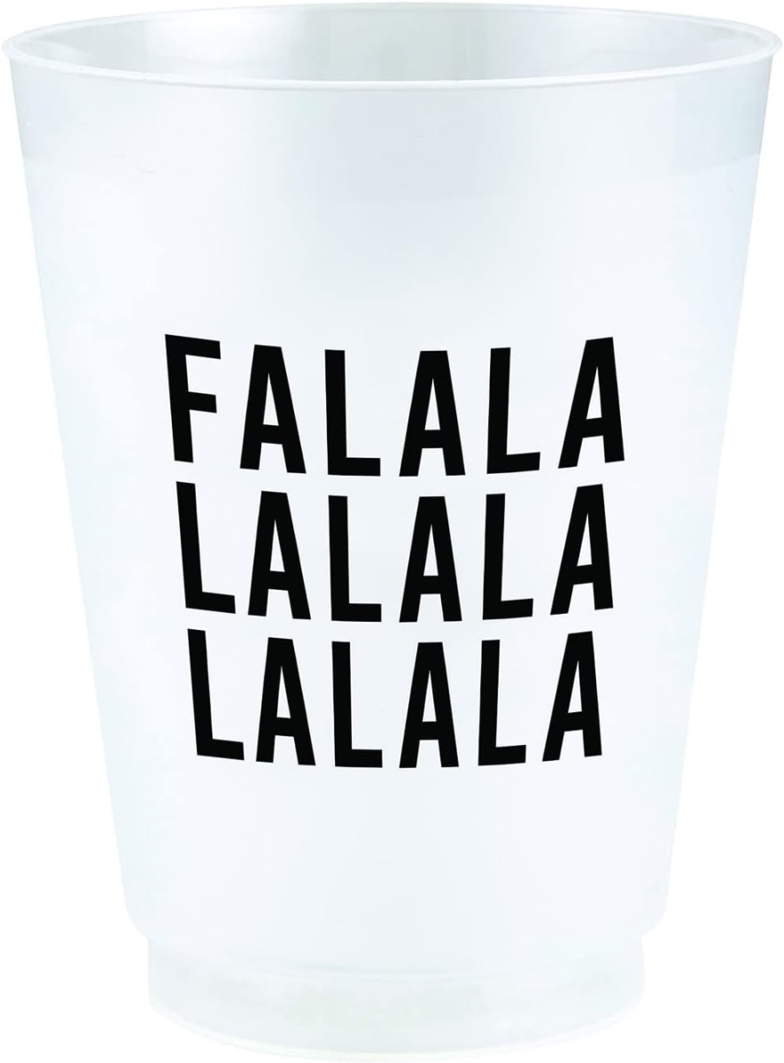 Picture of Santa Barbara Design Studio L1500 Frost Cup&#44; Fa La La - Pack of 8