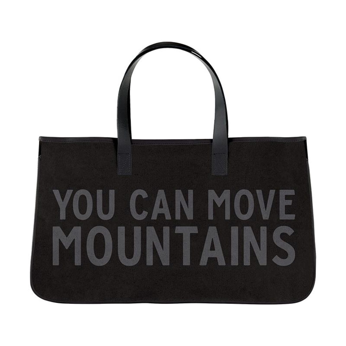 Picture of Santa Barbara Design Studio L5951 Large Canvas Tote - You Can Move Mountains