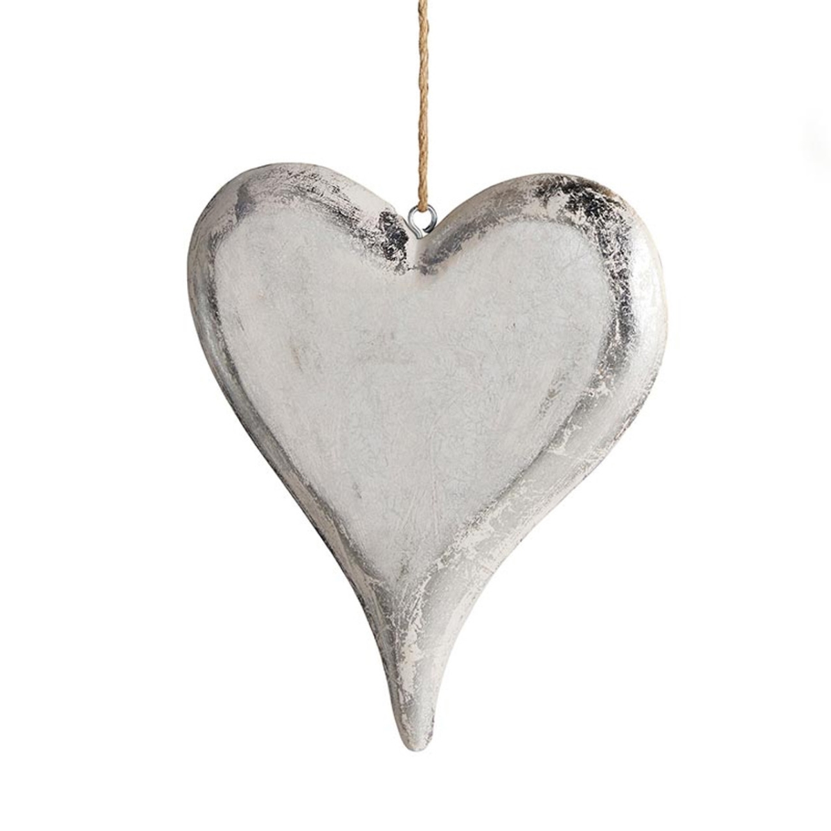 Picture of 47th & Main CMR758 Silver Heart Ornament