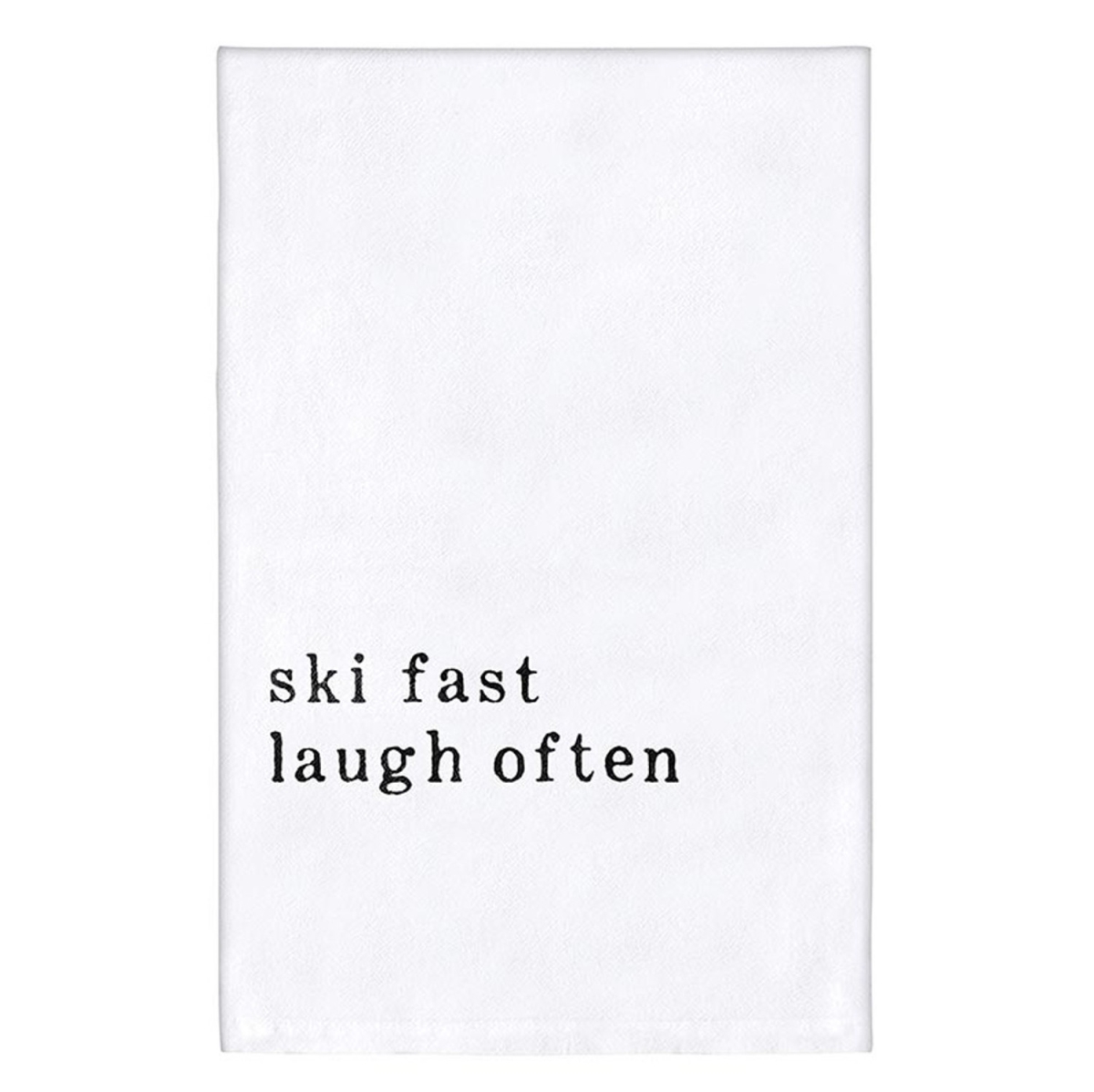 Picture of Santa Barbara Design Studio L6866 30 x 30 in. Face to Face Thirsty Boy Towel&#44; Ski Fast