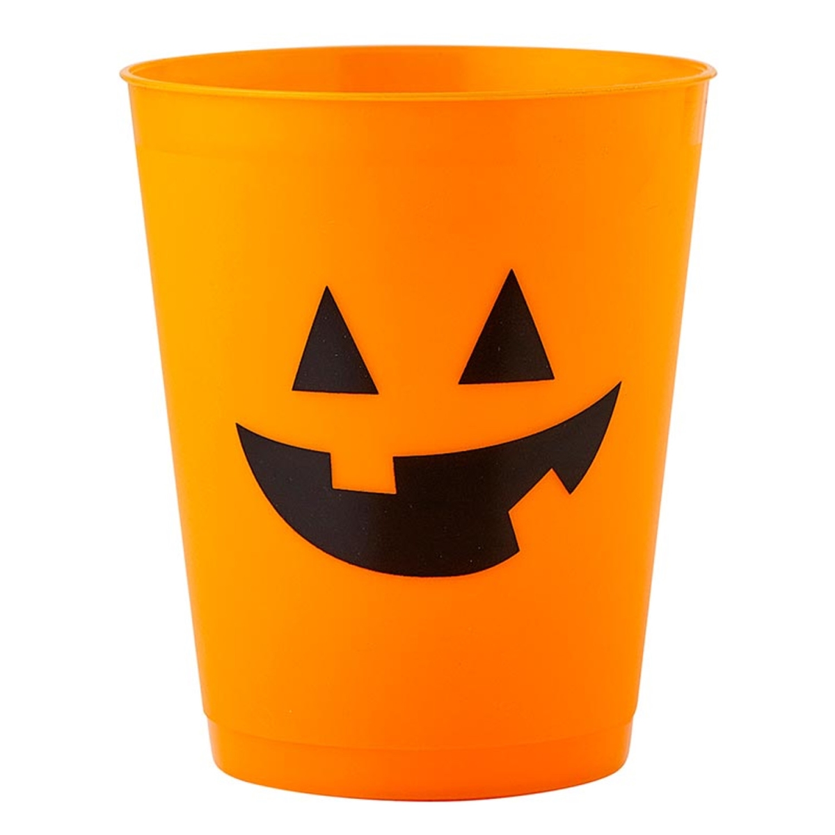 10-07020-102 16 oz Frost Party Cups - Jack O Lantern - 8 Count