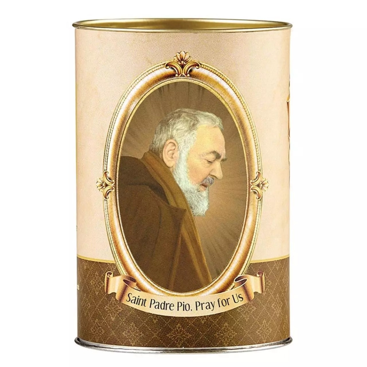 Picture of Will & Baumer L5043 4 in. Paper Candle - Saint Pio