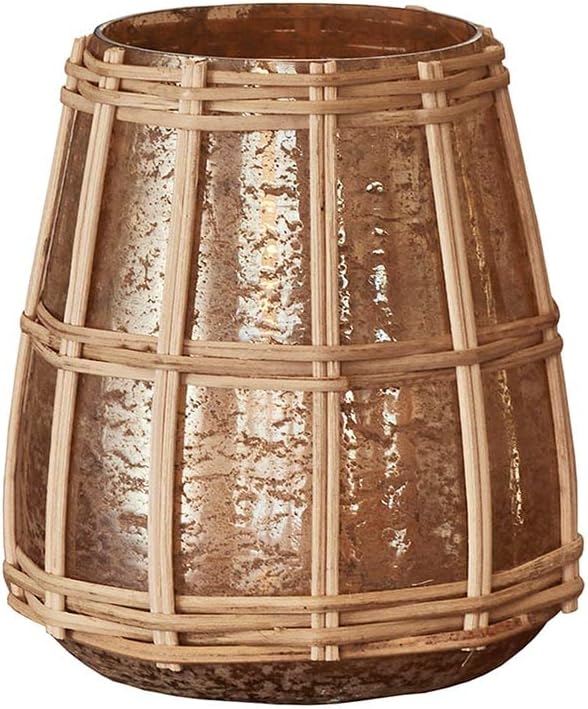 Picture of 47th & Main DMR020 Gold Bamboo Candle Holder