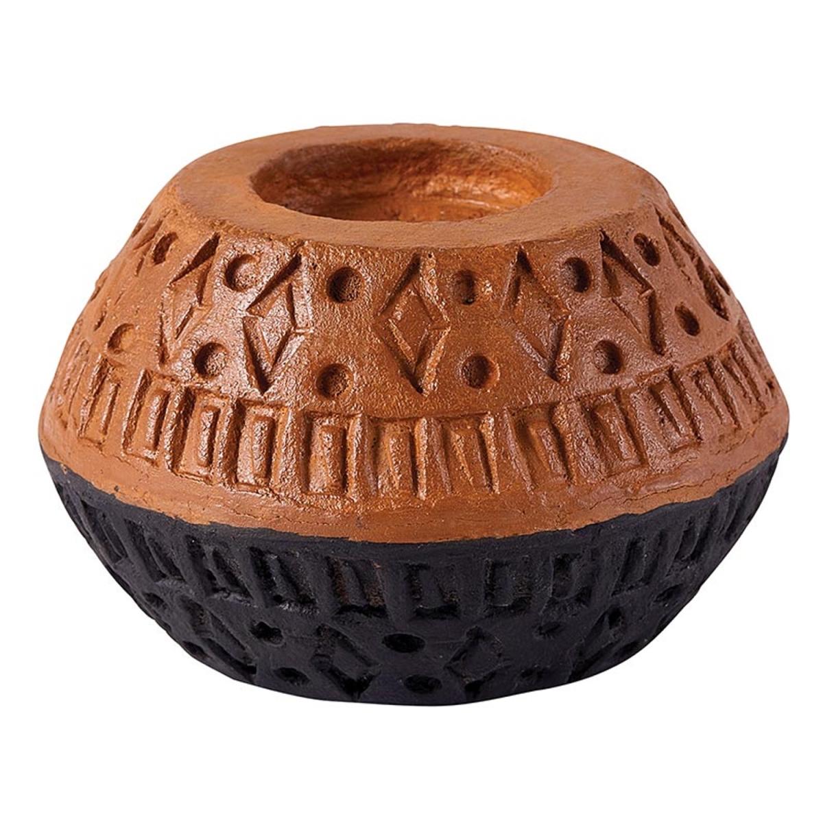 Picture of 47th & Main DMR343 4.25 x 2.5 in. Engraved 2 Tone Candleholder
