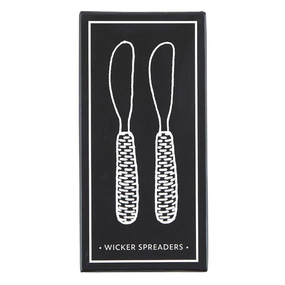 Picture of Santa Barbara Design Studio N0460 Black Natural Wicker Spreaders