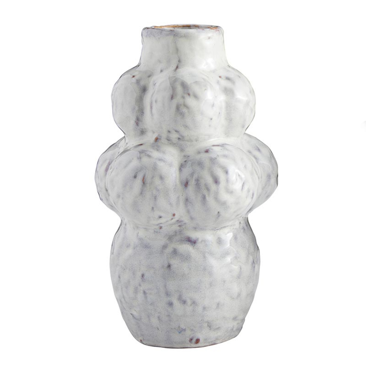 Picture of 47th & Main DMR569 6.5 x 11.5 in. White Bubble Ceramic Vase&#44; Large