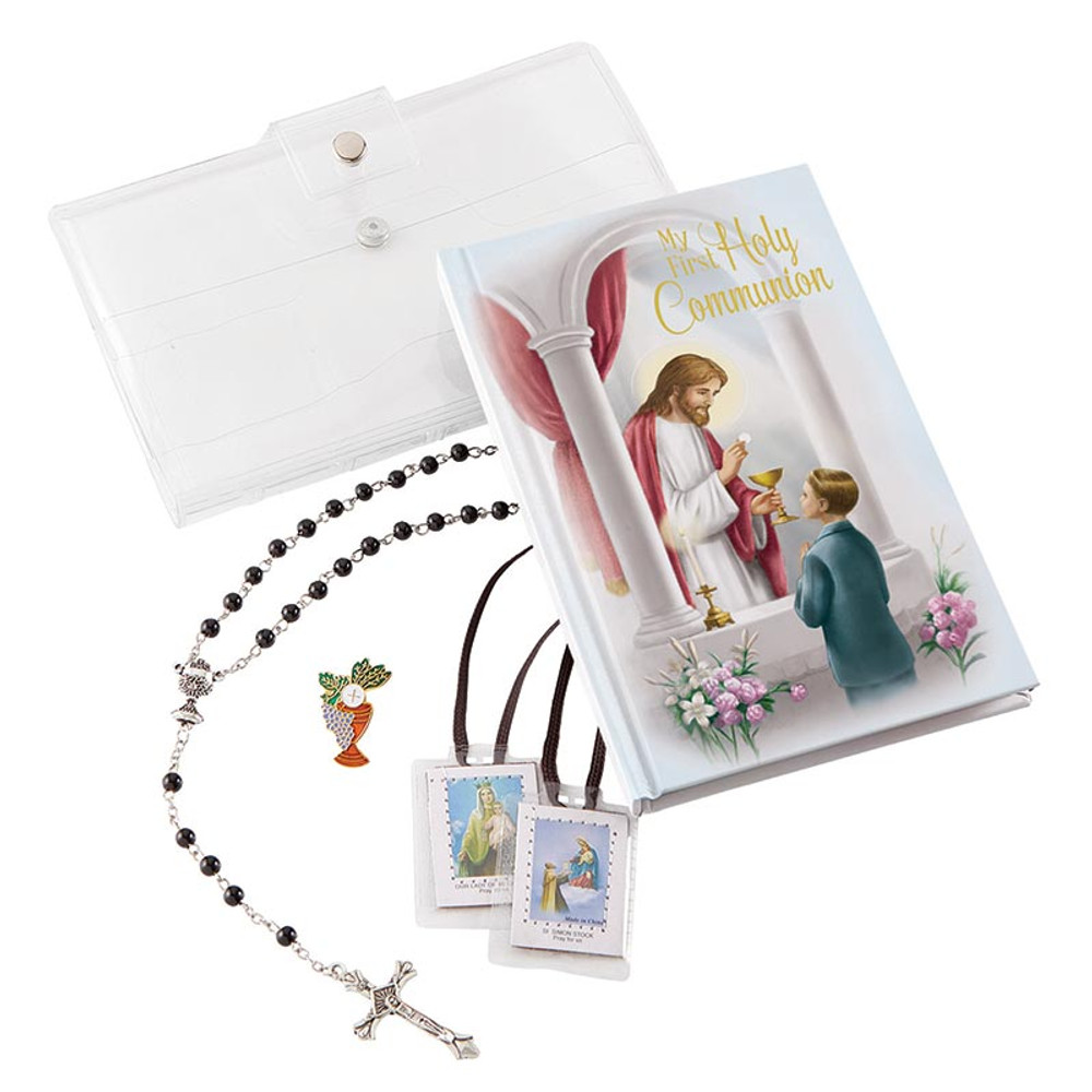 N0411 First Communion Wallet Set -Boys