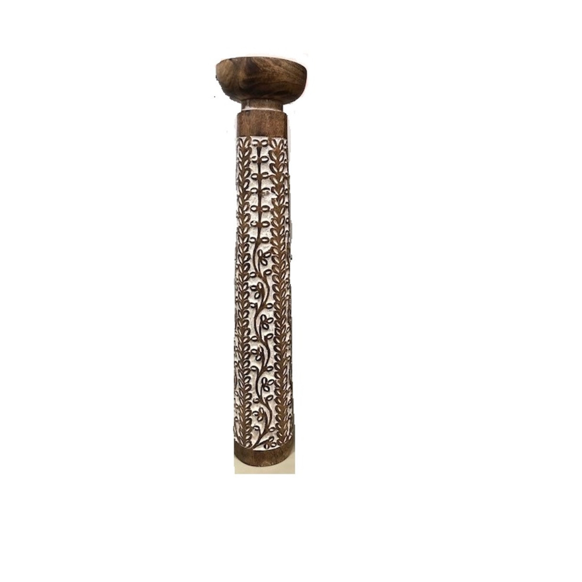Picture of 47th & Main BMR778 4 x 16 in. Wooden Candleholder&#44; Medium