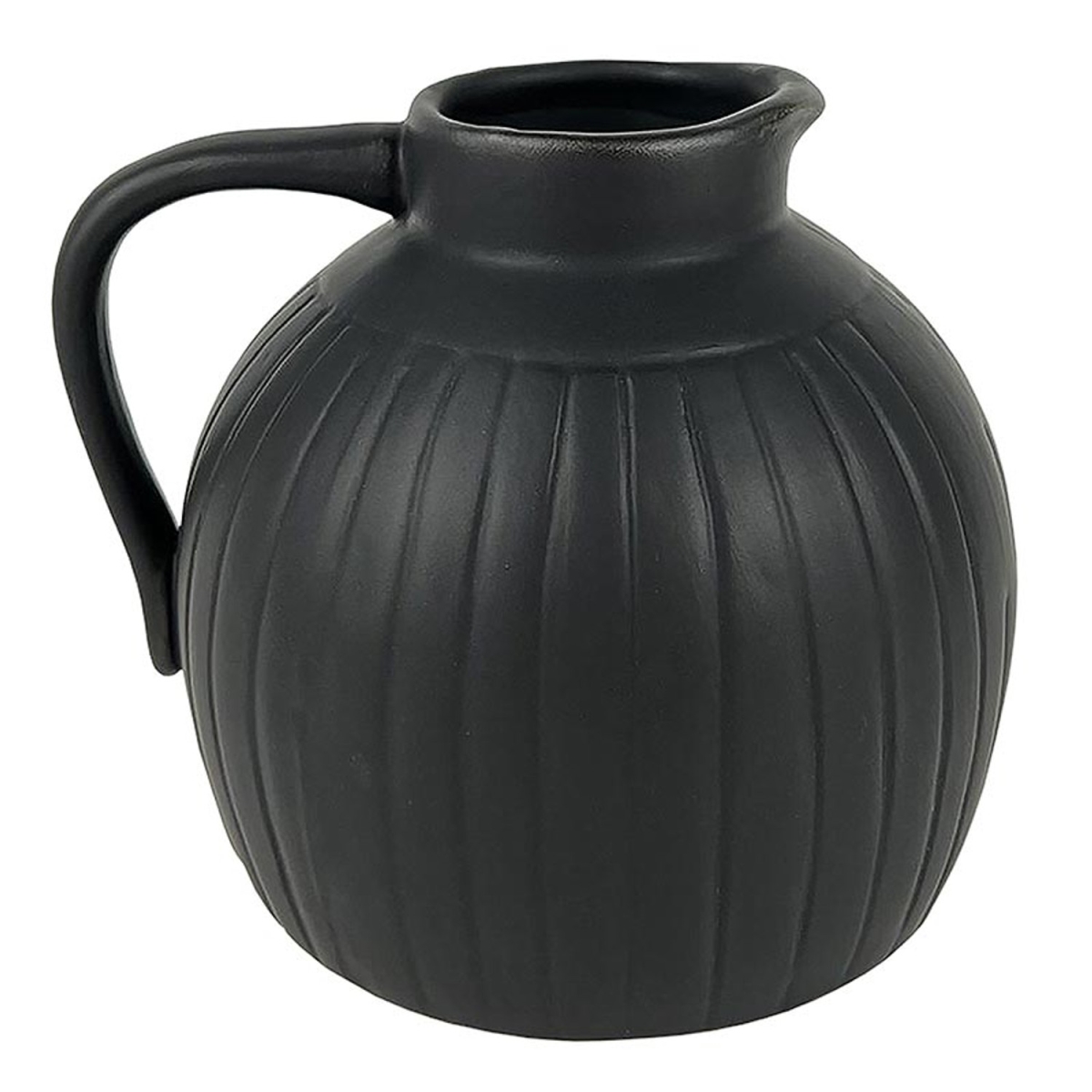 Picture of 47th & Main DMR622 4.5 x 4.5 in. Black Ceramic Pitcher Vase