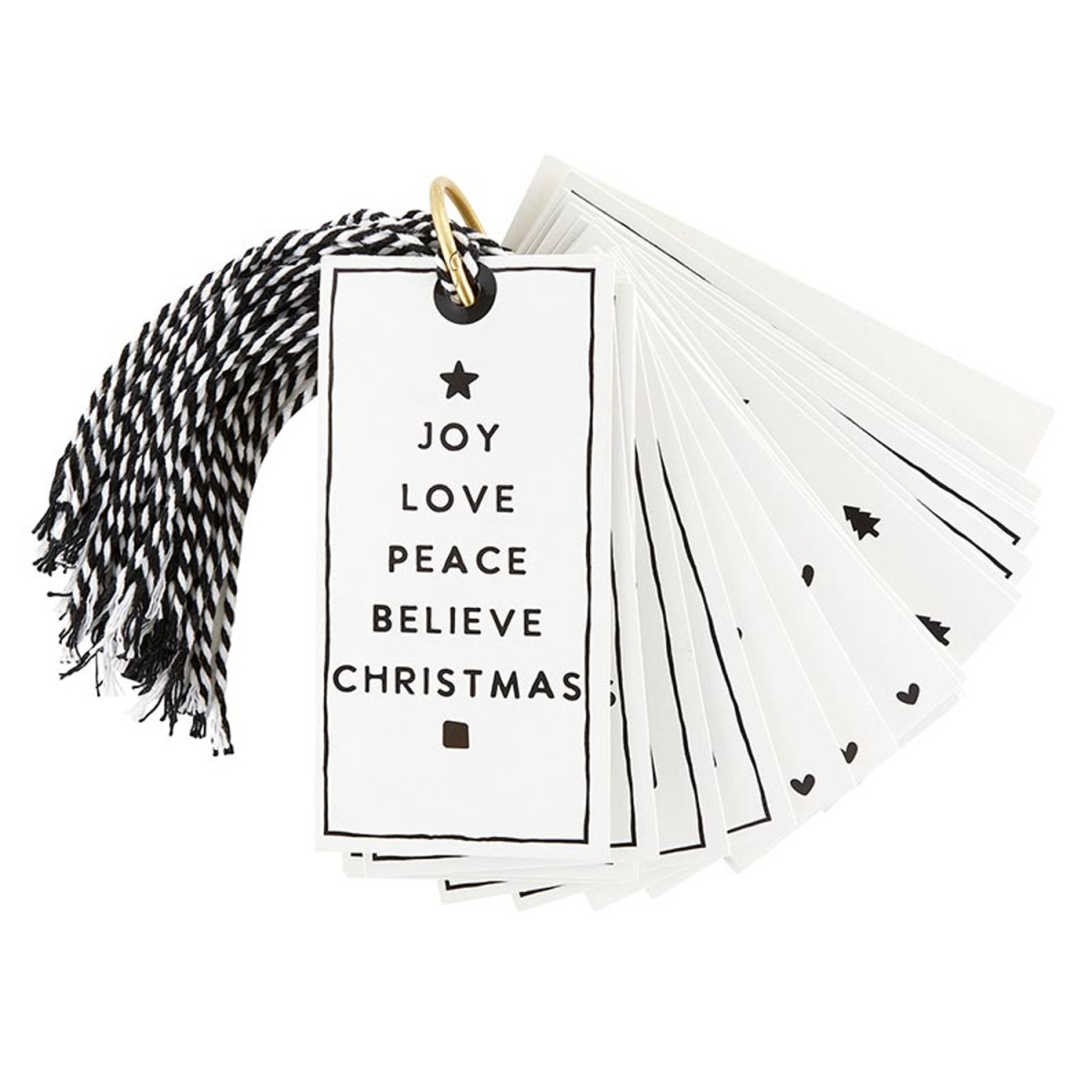 N5920 Gift Tag Book, Christmas Woodlands