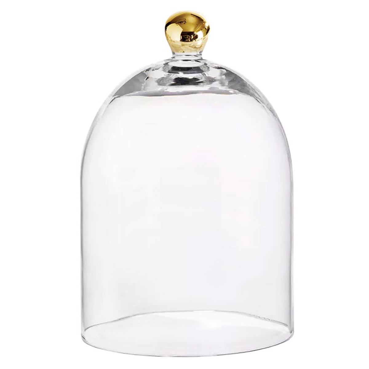 Picture of Santa Barbara Design Studio N6521 Gold Knob Glass Cloche, Large