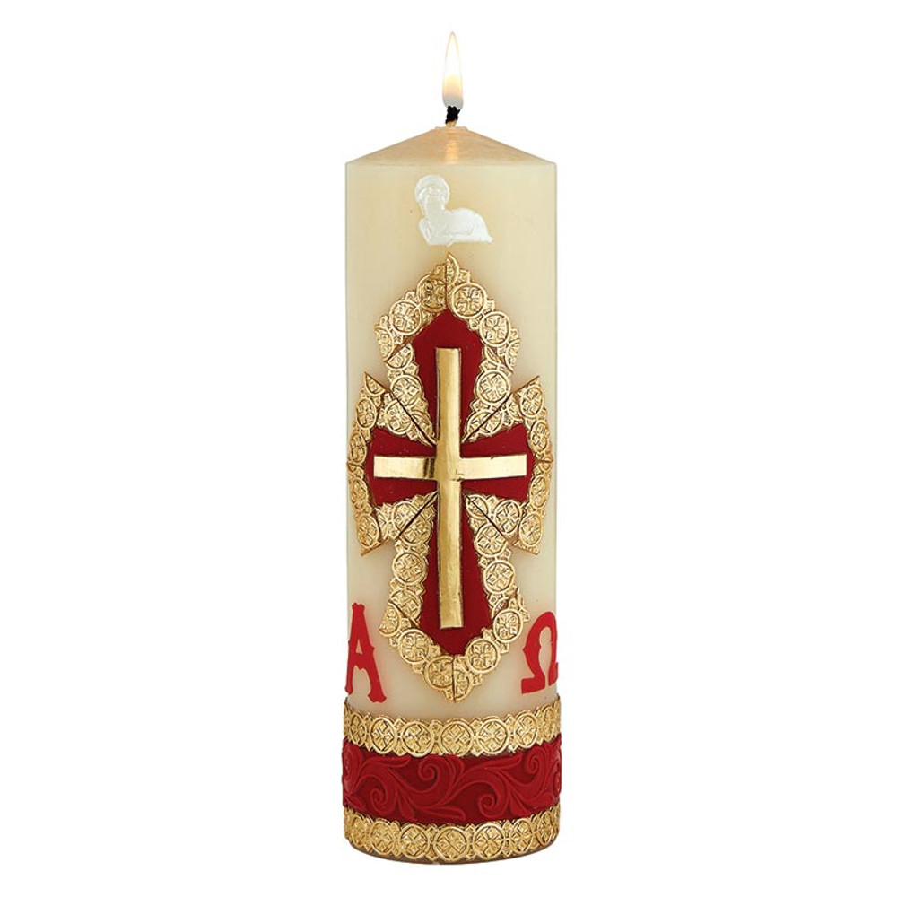 N7385 Family Prayer Candle - Celtic Cross