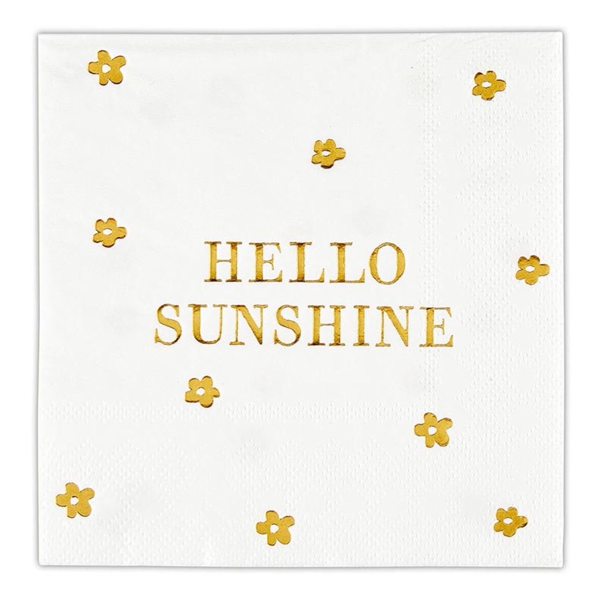 P0690 Paper Cocktail Napkins, Hello Sunshine